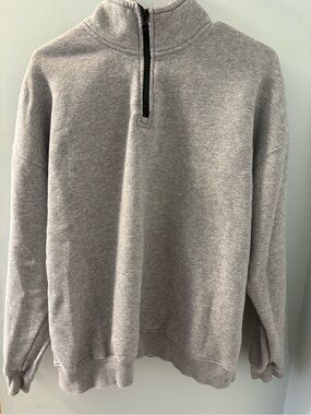 Taylor Swift Eras Tour Gray Quarter-Zip Sweater